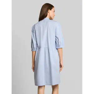 Flared Dress with Floral Embroidery Women Tom Tailor image-2