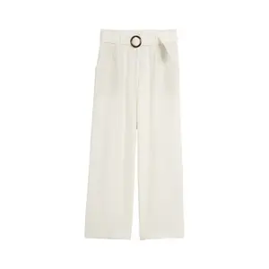 Wide Muslin Trousers Ladies Tom Tailor image-0