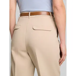 Wide Leg Trousers with Belt Women Tom Tailor image-3