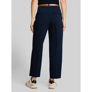 Wide Leg Trousers with Belt Women Tom Tailor image-2
