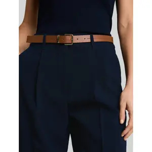 Wide Leg Trousers with Belt Women Tom Tailor image-3