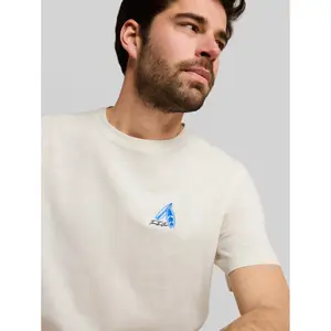 Embroidered Heather T-Shirt Tom Tailor image-4