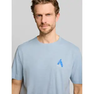 Embroidered Heather T-Shirt Tom Tailor image-4