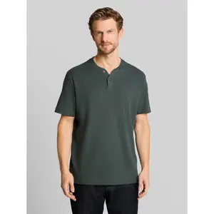T-shirt με δομημένο γιακά τύπου Τυνησίας Tom Tailor image-1