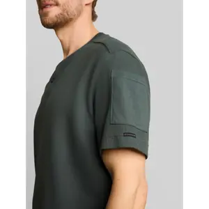 T-shirt με δομημένο γιακά τύπου Τυνησίας Tom Tailor image-4