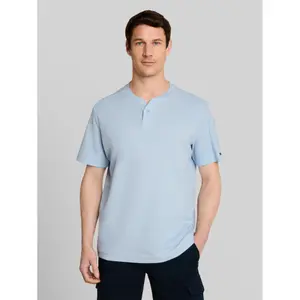 T-shirt με δομημένο γιακά τύπου Τυνησίας Tom Tailor image-1