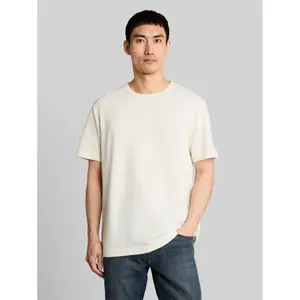 Textured Plain Piqué T-Shirt Tom Tailor image-1