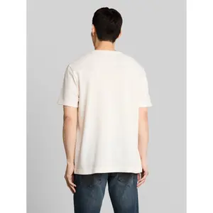 Textured Plain Piqué T-Shirt Tom Tailor image-2