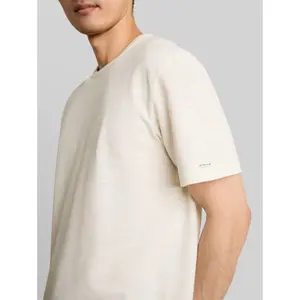 Textured Plain Piqué T-Shirt Tom Tailor image-4