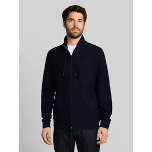 Fleece Zip-Up Jacket with High Collar Tom Tailor image-1