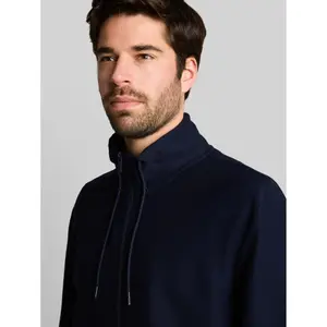 Fleece Zip-Up Jacket with High Collar Tom Tailor image-4