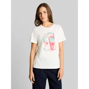 Women's printed t-shirt front Tom Tailor image-1