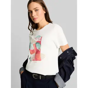 Women's printed t-shirt front Tom Tailor image-4