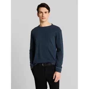 Long Sleeve T-Shirt with Waffle Texture Tom Tailor image-1