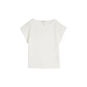 Structured Boat Neck T-Shirt Women Tom Tailor image-0