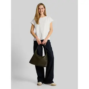 Structured Boat Neck T-Shirt Women Tom Tailor image-3