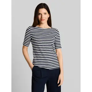 Boat Neck T-Shirt Women Tom Tailor image-1