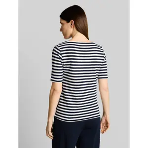 Boat Neck T-Shirt Women Tom Tailor image-2
