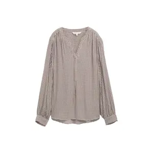 V-Neck Viscose Blouse for Women Tom Tailor image-0