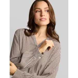 V-Neck Viscose Blouse for Women Tom Tailor image-4