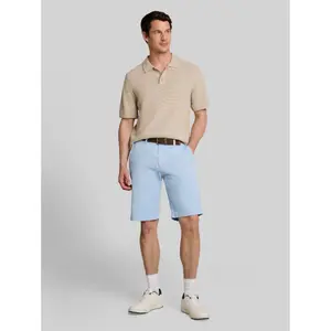 Classic Chino Shorts with Belt Tom Tailor image-1