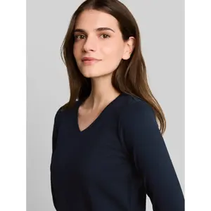 Basic V-Neck T-Shirt Women Tom Tailor image-4