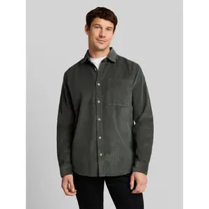 Long Sleeve Overshirt with Chest Pocket Tom Tailor image-1