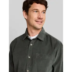 Long Sleeve Overshirt with Chest Pocket Tom Tailor image-4