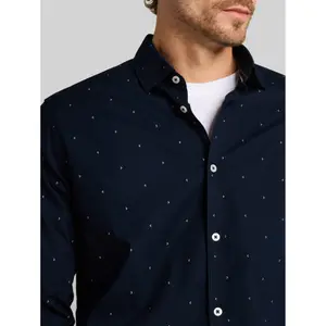 Printed Long Sleeve Shirt Tom Tailor stretch image-4