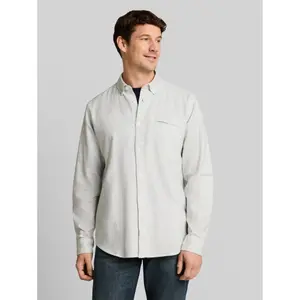Structured Long Sleeve Shirt with Chest Pocket Tom Tailor image-1