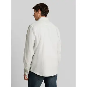 Structured Long Sleeve Shirt with Chest Pocket Tom Tailor image-2