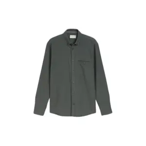 Structured Long Sleeve Shirt with Chest Pocket Tom Tailor image-0