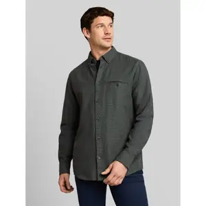 Structured Long Sleeve Shirt with Chest Pocket Tom Tailor image-1