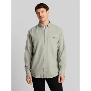 Structured Long Sleeve Shirt with Chest Pocket Tom Tailor image-1