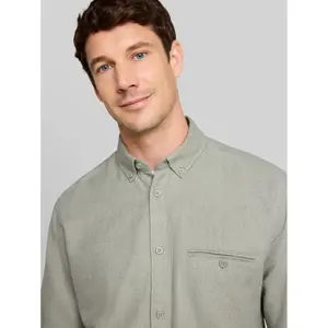 Structured Long Sleeve Shirt with Chest Pocket Tom Tailor image-4