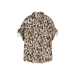 Leopard Print Blouse Women Tom Tailor image-0