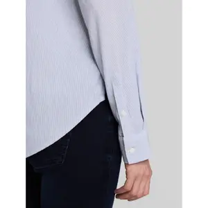 Dobby Blouse with Roll-Up Hems for Women Tom Tailor image-4