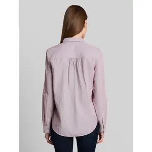 Dobby Blouse with Roll-Up Hems for Women Tom Tailor image-2