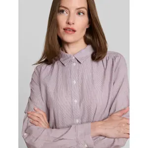 Dobby Blouse with Roll-Up Hems for Women Tom Tailor image-4