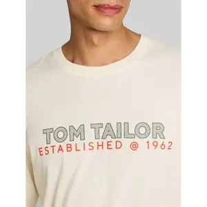 Printed Cotton Long Sleeve T-Shirt Tom Tailor image-4