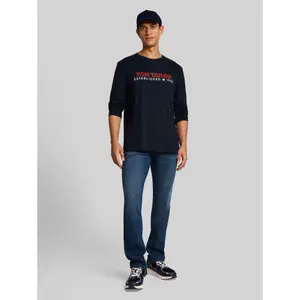 Printed Cotton Long Sleeve T-Shirt Tom Tailor image-3