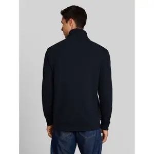Zipped Cotton Fleece Jacket Tom Tailor image-2