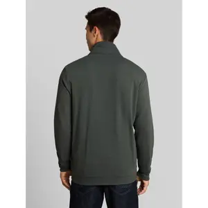 Zipped Cotton Fleece Jacket Tom Tailor image-2