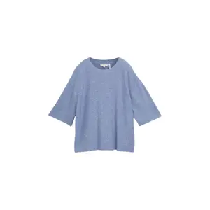 Women's Short Sleeve Zigzag Pattern Top Tom Tailor image-0