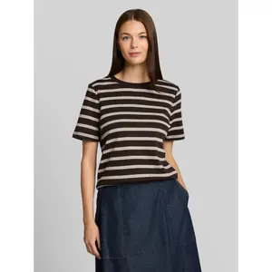 T-shirt interlock με στρογγυλή λαιμόκοψη για γυναίκες Tom Tailor image-1