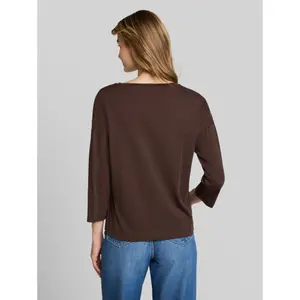 Women's Long Sleeve Striped T-Shirt with Floral Embroidery Tom Tailor image-2