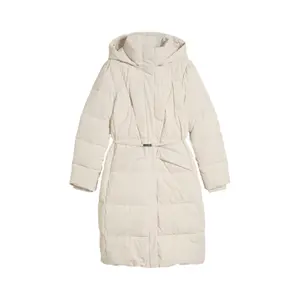 Winter Gürtelt Frauen Steppmantel Tom Tailor