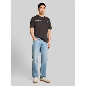 Cotton T-Shirt with Printed Logo Tom Tailor image-3