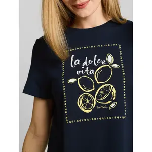 Women's printed round-neck T-shirt Tom Tailor image-4