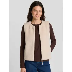 Women’s Fleece Gilet with Pockets Tom Tailor image-1